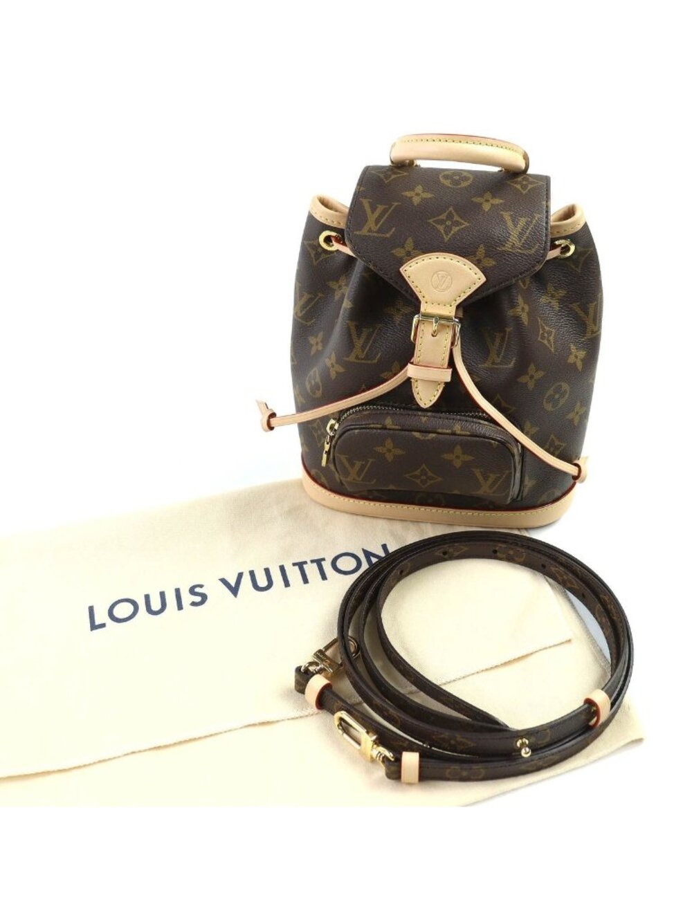 Louis Vuitton Monsouris Mini Monogram Backpack Rucksack - Picture 3 of 10